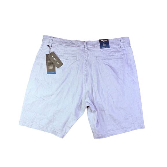Kenneth Cole Other - Kenneth Cole NWT Men’s Shorts Size 36 Blue Techni-Cole Stretch Flat Front